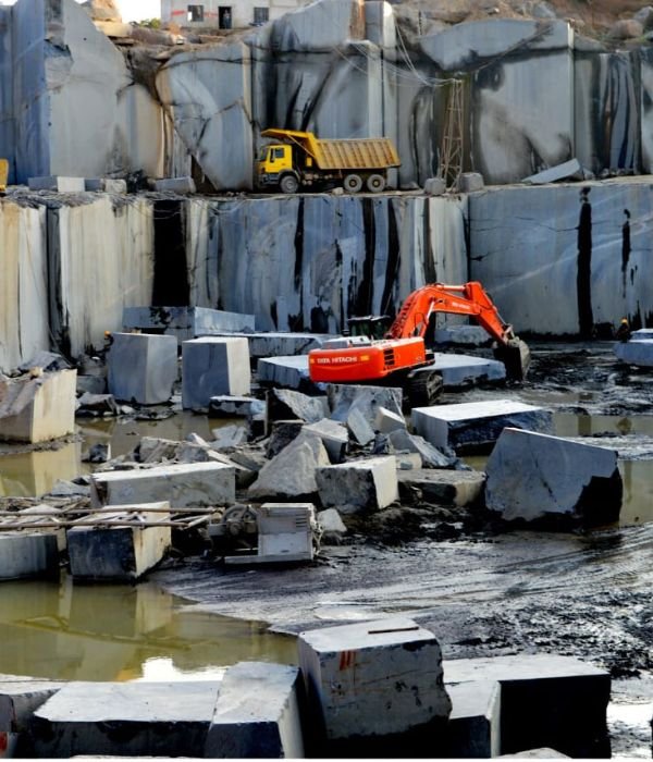 Stone processing facility
